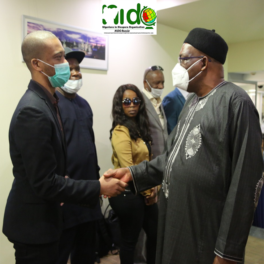NIDO Russia chairman welcomes His Excellency, Ambassador of the Federal Republic of Nigeria Russia and Belarus